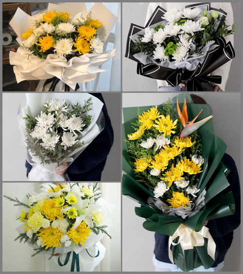 广东梅州市五华县岐岭镇皇华村白事花束代送